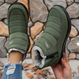 bottes de neige épaisses et chaudes