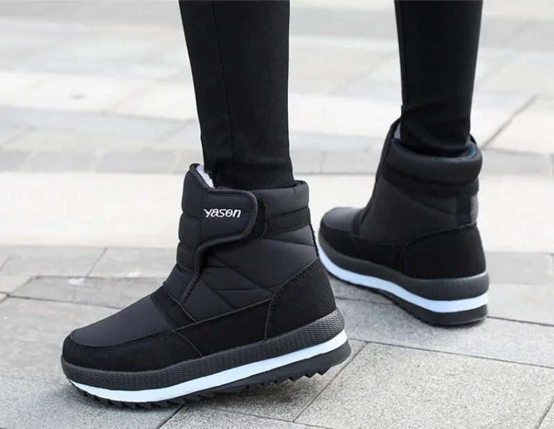 Bottines de neige chaudes et unisexes