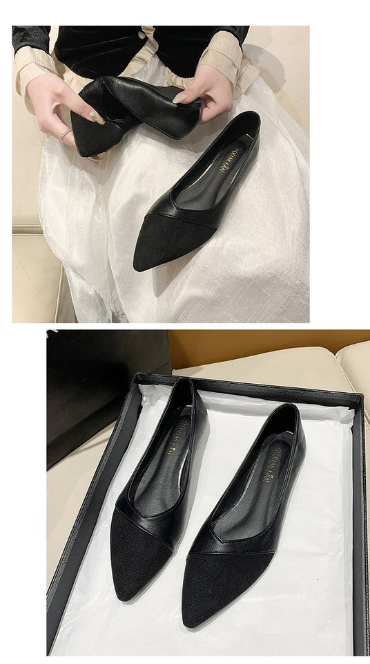 Ballerines Élégantes à Bout Pointu – Style Chic au Quotidien