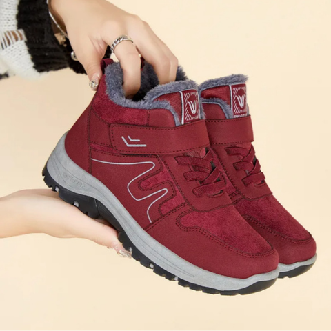 Bottes d'Hiver Unisexes en Cuir suédé