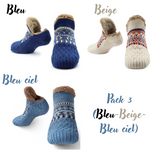 Chaussettes Chaudes Antidérapantes d'Automne pour Hommes et Femmes