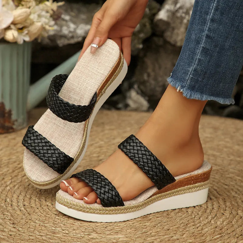 Sandales mules à plateforme