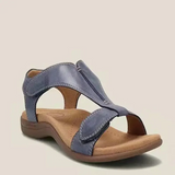 Sandales cuir confort femme à scratch