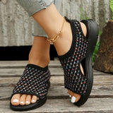 Sandales confort en maille respirante
