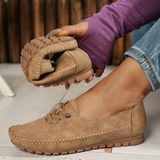 Mocassins femme confort à lacets