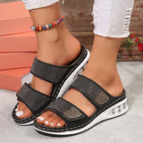 Sandales mules confort à strass