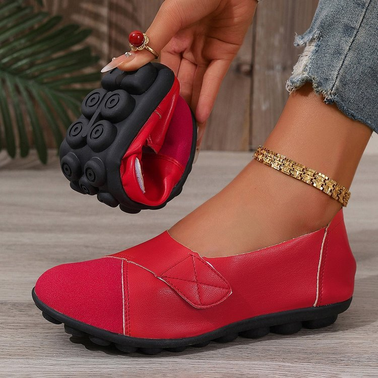 Mocassins à semelle souple et motif patchwork