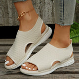 Sandales confort en maille respirante