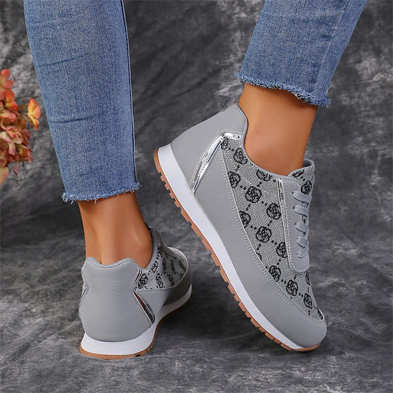 Sneakers Chic à Motif Monogramme