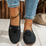 Mocassins femme confort à lacets
