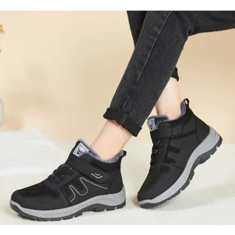 Bottes d'Hiver Unisexes en Cuir suédé