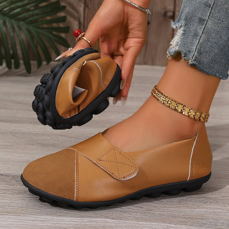 Mocassins à semelle souple et motif patchwork