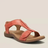 Sandales cuir confort femme à scratch