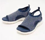 Sandales confort en maille respirante