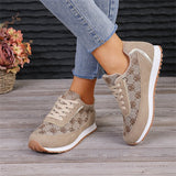 Sneakers Chic à Motif Monogramme