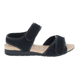 Sandale anti-transpirante velcro ultra-confortable pour femmes avec semelle Dry-Tech