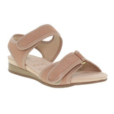 Sandale anti-transpirante velcro ultra-confortable pour femmes avec semelle Dry-Tech