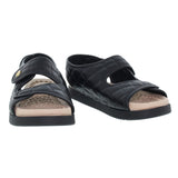 Sandale plate velcro ultra-douce avec semelle Reflex-Sense pour femmes