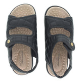 Sandale plate velcro ultra-douce avec semelle Reflex-Sense pour femmes