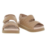 Sandale plate velcro ultra-douce avec semelle Reflex-Sense pour femmes