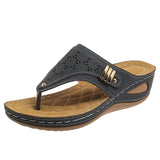 sandales estivales compensées pour femme