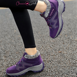 Bottines d'hiver en peluche chaudes pour femmes