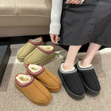 nouvelles pantoufles en laine pour femmes