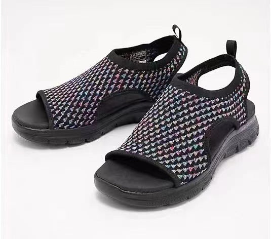 Sandales confort en maille respirante