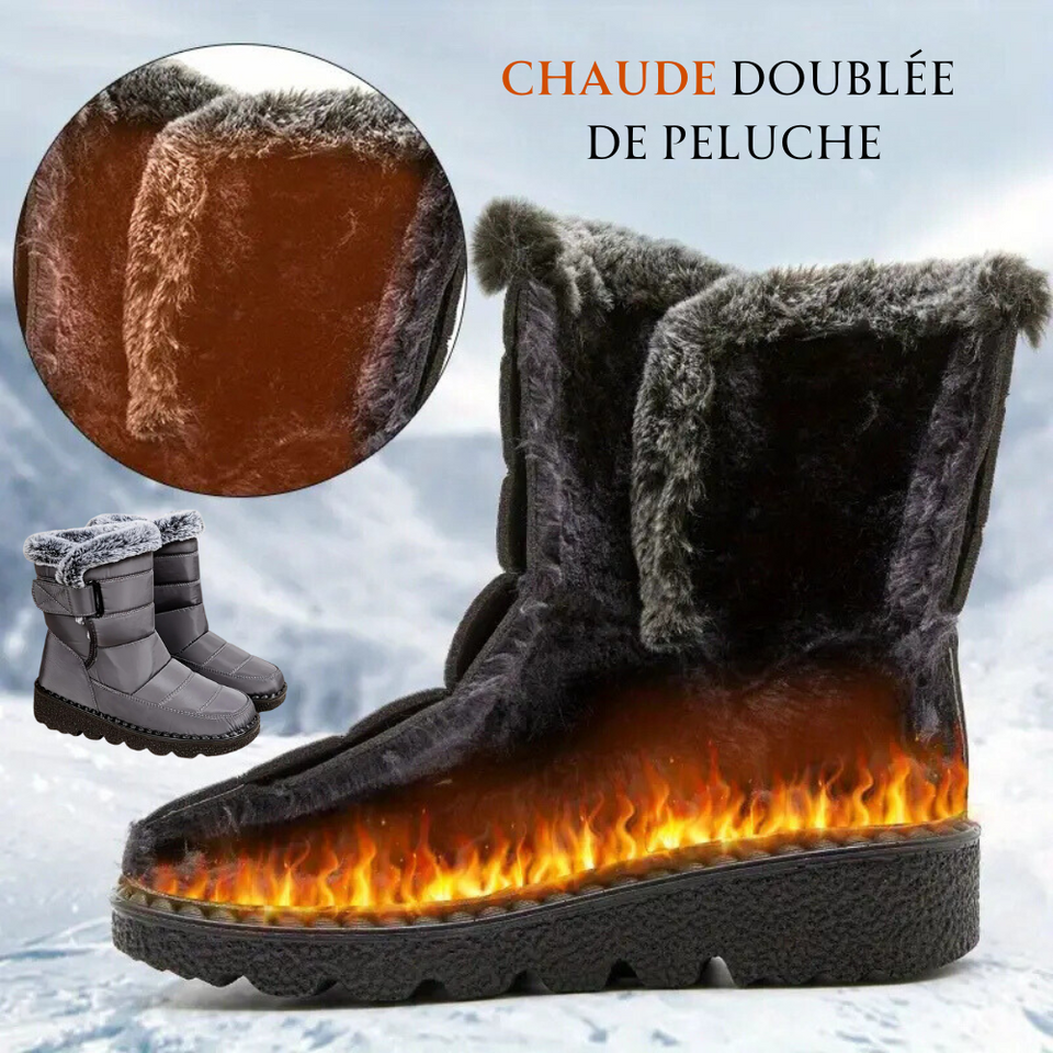 Bottes de Neige Montantes en Fourrure pour femmes