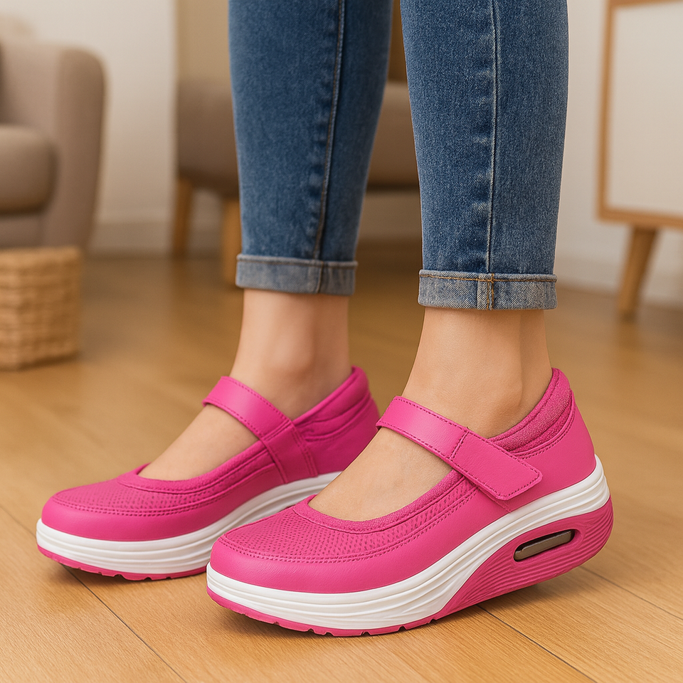 chaussures décontractées en cuir pour femmes