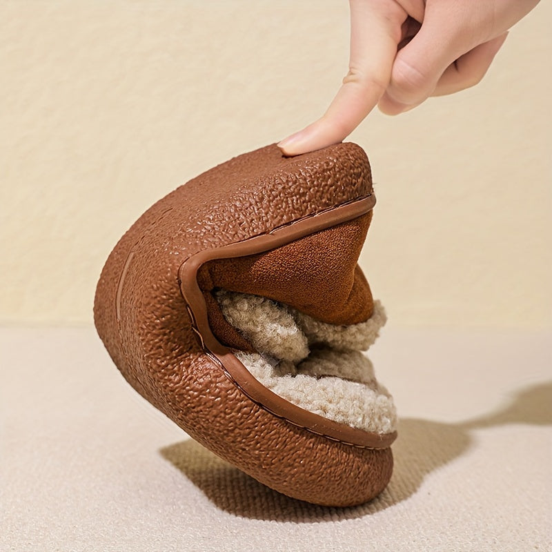 Pantoufles Douillettes Doublées en Polaire pour Femmes
