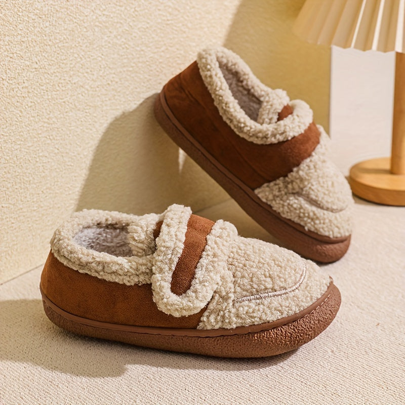 Pantoufles Douillettes Doublées en Polaire pour Femmes