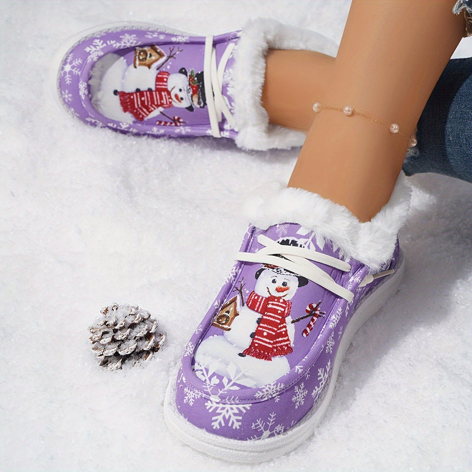 Baskets Épaisses et Chaudes “bonhomme de Neige”
