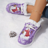 Baskets Épaisses et Chaudes “bonhomme de Neige”