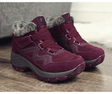 Bottines d'hiver en peluche chaudes pour femmes