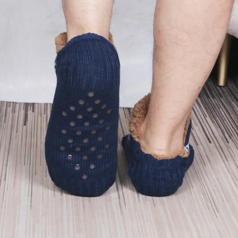 Chaussettes Chaudes Antidérapantes d'Automne pour Hommes et Femmes