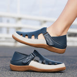 sandales vintage en cuir pour femme