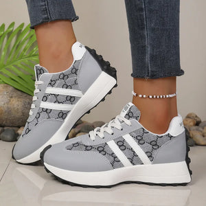 Sneakers Chic à Motif Monogramme