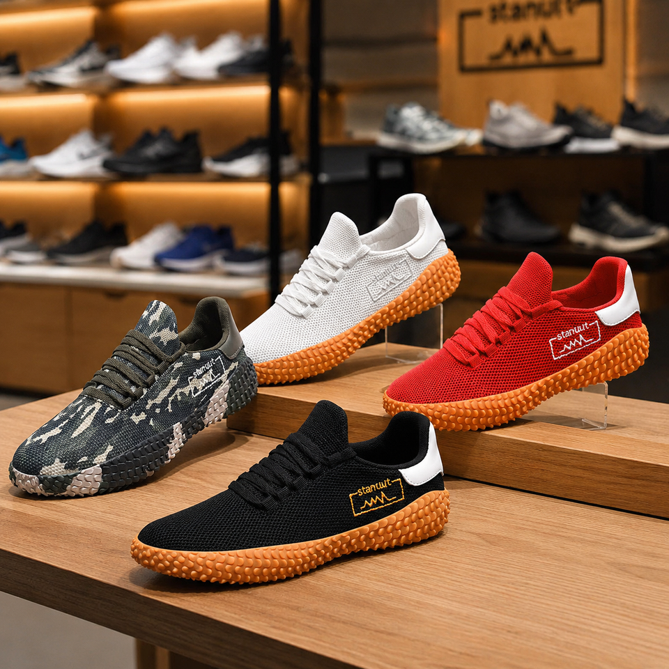 Sneakers Légères en Maille – Confort Quotidien