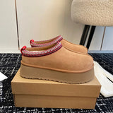 nouvelles pantoufles en laine pour femmes