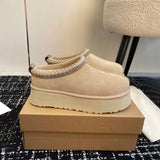 nouvelles pantoufles en laine pour femmes