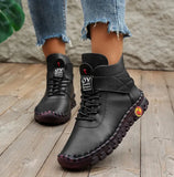 Bottines courtes en fourrure épaisse pour femmes