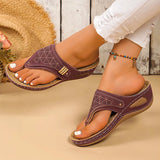 sandales estivales compensées pour femme