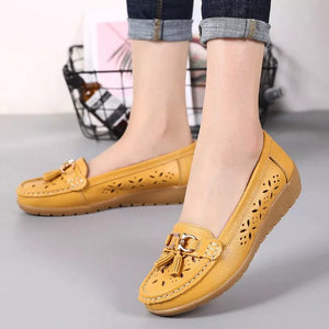 YOURDIARY Espadrilles à Enfiler pour Femmes Largeur Grand Chaussures de Marche Confort Décontractées Plates