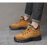 Bottines de neige à semelle épaisse pour homme