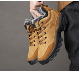 Bottines de neige à semelle épaisse pour homme