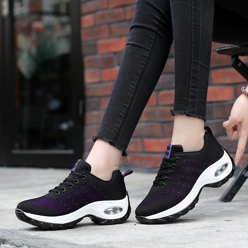 Soutien Voute Plantaire Chaussures De Marche Orthopédiques Pour Femmes Hoomall – Coussin D'air, Tissu Respirant, Semelle Souple – Idéal Diabétiques, Confort Quotidien Soutien Voute Plantaire Chaussures De Marche Orthopédiques Pour Femmes Hoomall – Coussin D'air, Tissu Respirant, Semelle Souple – Idéal Diabétiques, Confort Quotidien