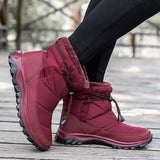 Bottes plates à enfiler pour femmes